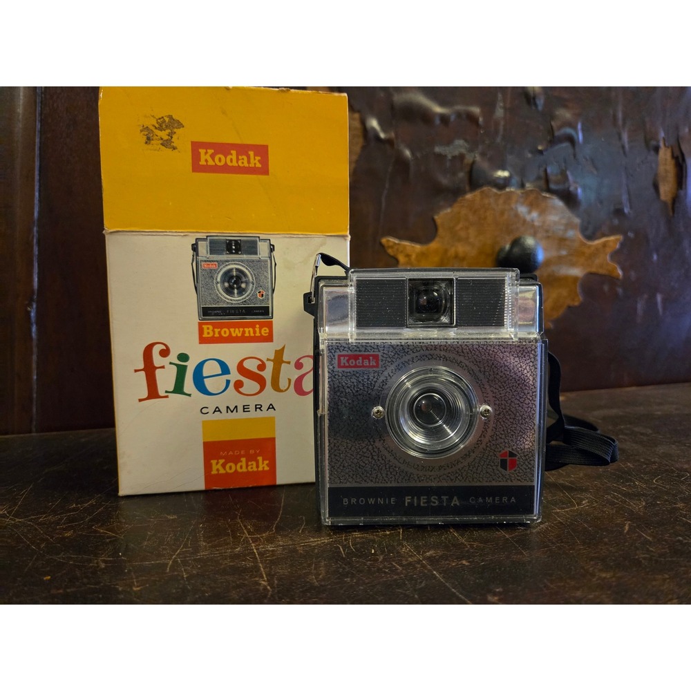 Vintage Kodak Brownie Fiesta 127 Film Camera with Original Box No. 181